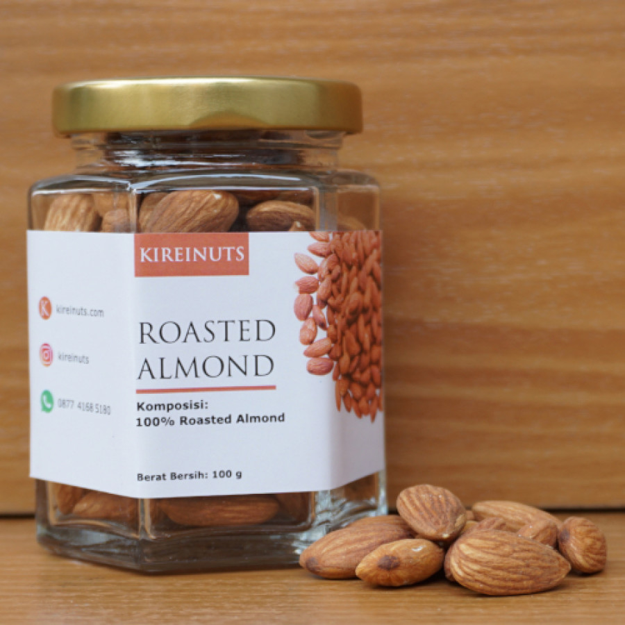 kireinuts-kacang-almond-kemasan-toples